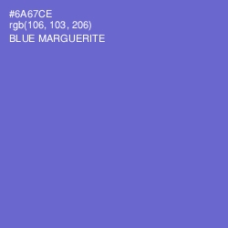 #6A67CE - Blue Marguerite Color Image